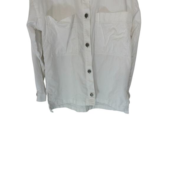 Eileen Fisher White Basic Full Button Coastal Grandma Lagenlook Jacket XXS - Picture 5 of 12